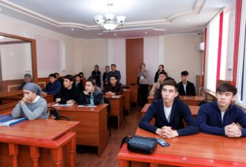 Заң және тәртіп идеологиясын жүзеге асыру аясында Ілияс Жансүгіров атындағы Жетісу университетінде ашық сот процесі өтті