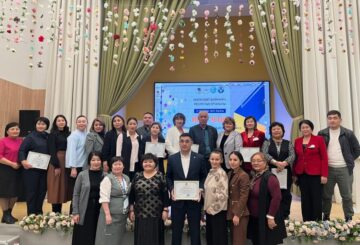 Алматы мемлекеттік технология және флористика колледжінің үлкен залында ерекше атмосфера орнады