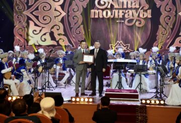 ЖАМБЫЛ ЖАБАЕВТЫҢ 180 ЖЫЛДЫҒЫНА АРНАЛҒАН САЛТАНАТТЫ КОНЦЕРТТ ӨТТІ